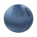 Charger l&#39;image dans la galerie, photo principale siège ballon ergonomique velours bleu
