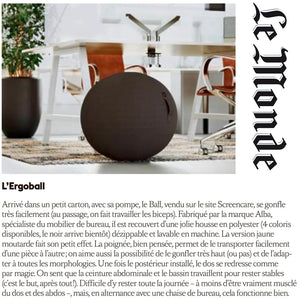 Pourquoi adopter l’Ergoball au bureau ? Confort, posture et style au rendez-vous