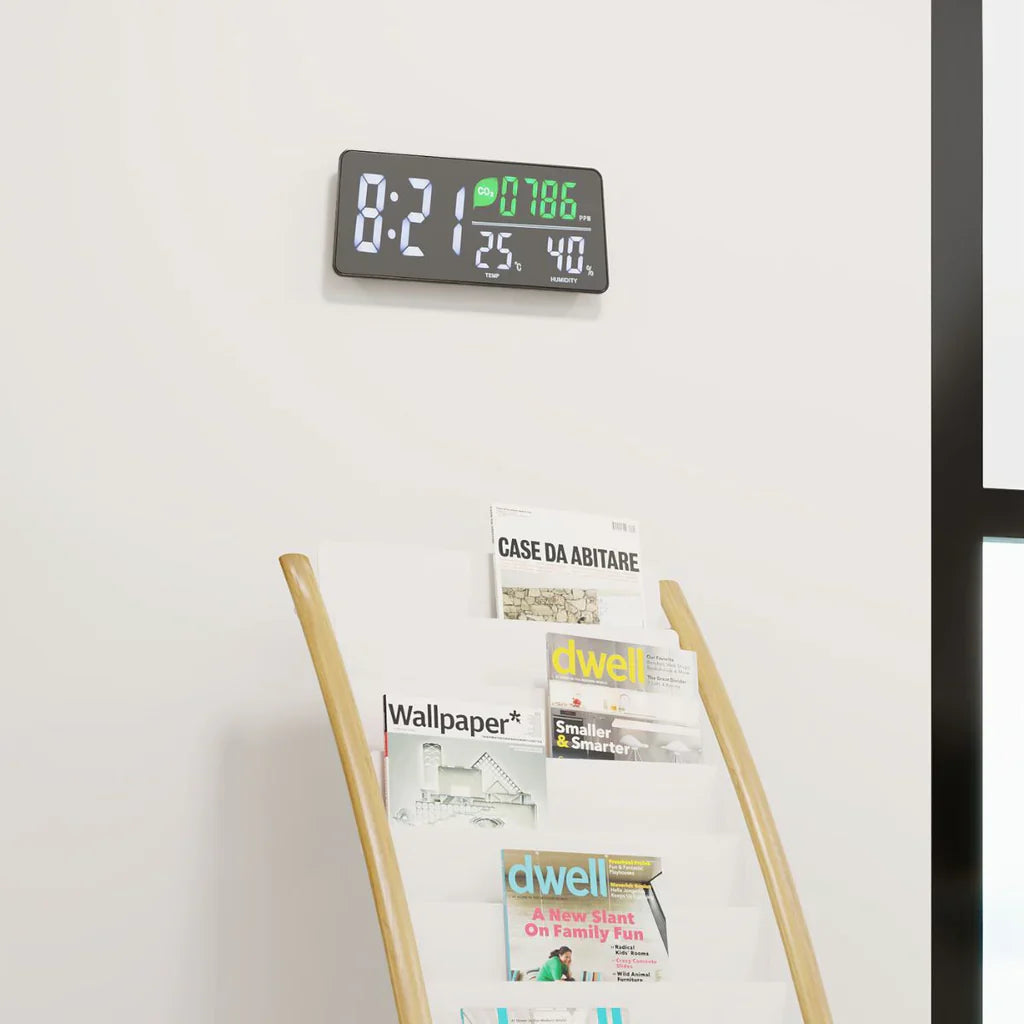 Les Horloges Digitales LED avec Capteur de CO2 : Une Révolution pour Votre Espace Intérieur