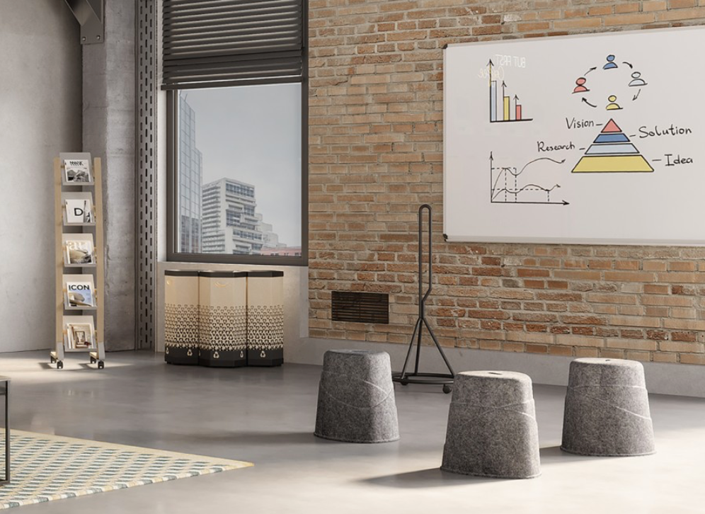 CHARIOT DE RANGEMENT POUR TABOURET