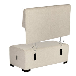 SIÈGE 2 PLACES HIZIA - Beige Sahara