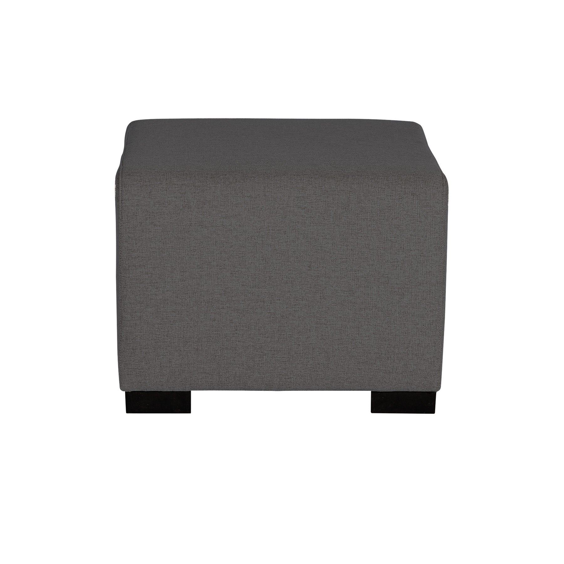 POUF 1 PLACE HIZIA - Gris Anthracite