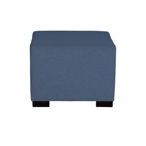 POUF 1 PLACE HIZIA - Bleu Denhim