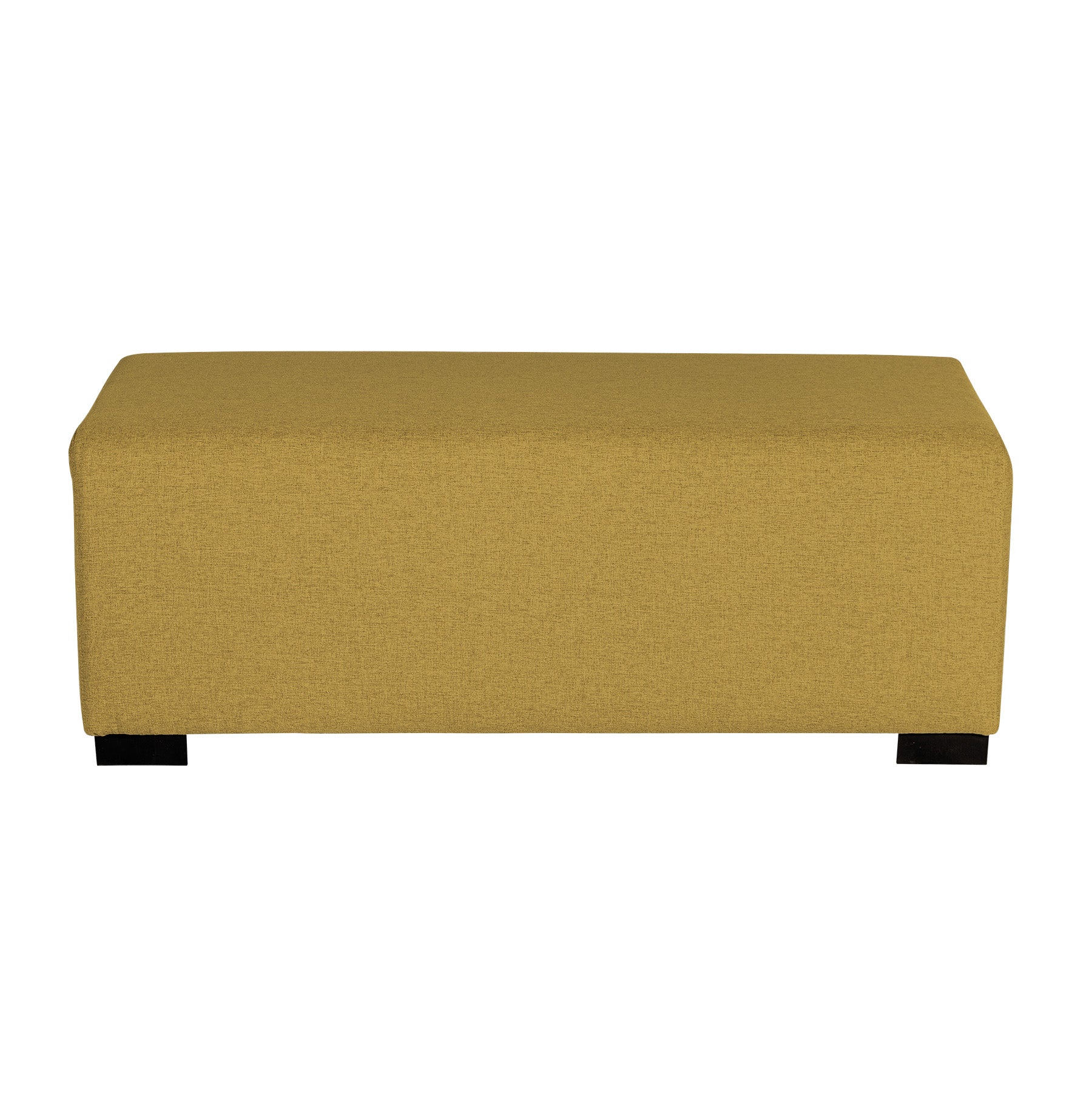 POUF 2 PLACES HIZIA - Jaune Safran