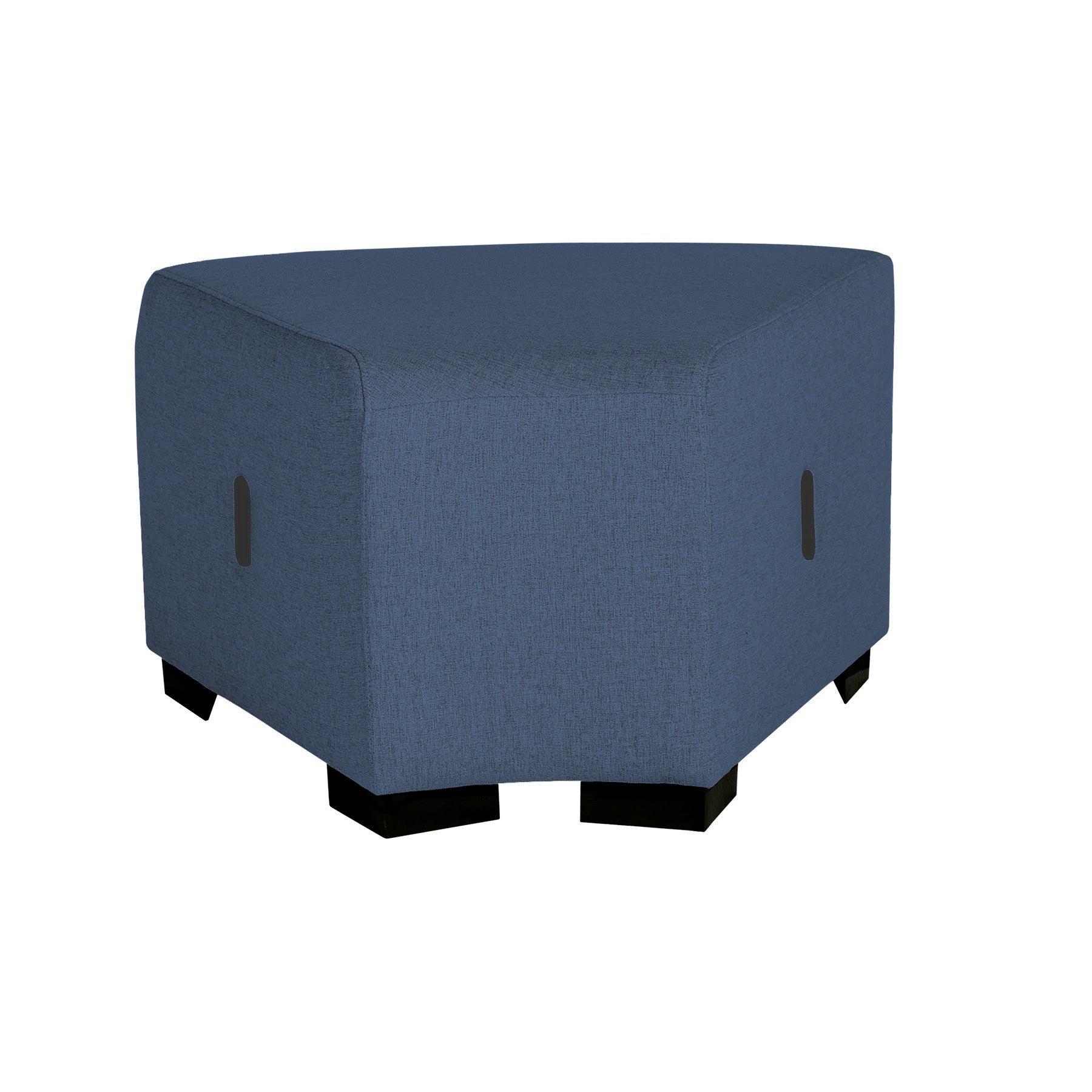 POUF ANGULAIRE HIZIA - Bleu Denim