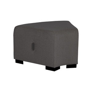 POUF ANGULAIRE HIZIA - Gris Anthracite