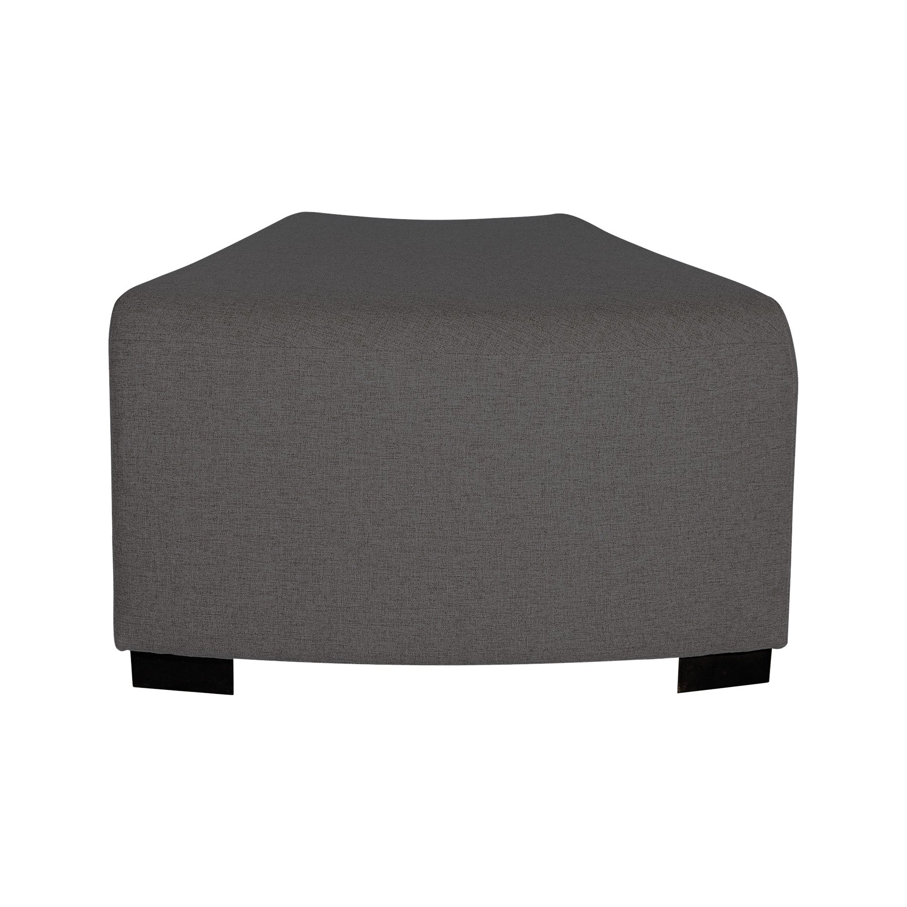 POUF ANGULAIRE HIZIA - Gris Anthracite