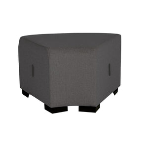 POUF ANGULAIRE HIZIA - Gris Anthracite