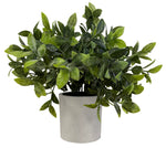 Charger l&#39;image dans la galerie, Set de 3 plantes artificielles, pot gris, taille 20 cm
