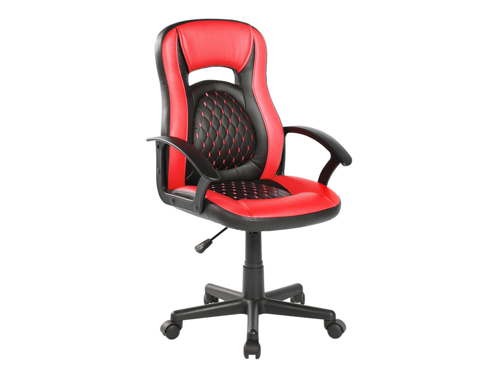 photo principale fauteuil ergonomique rouge enfant