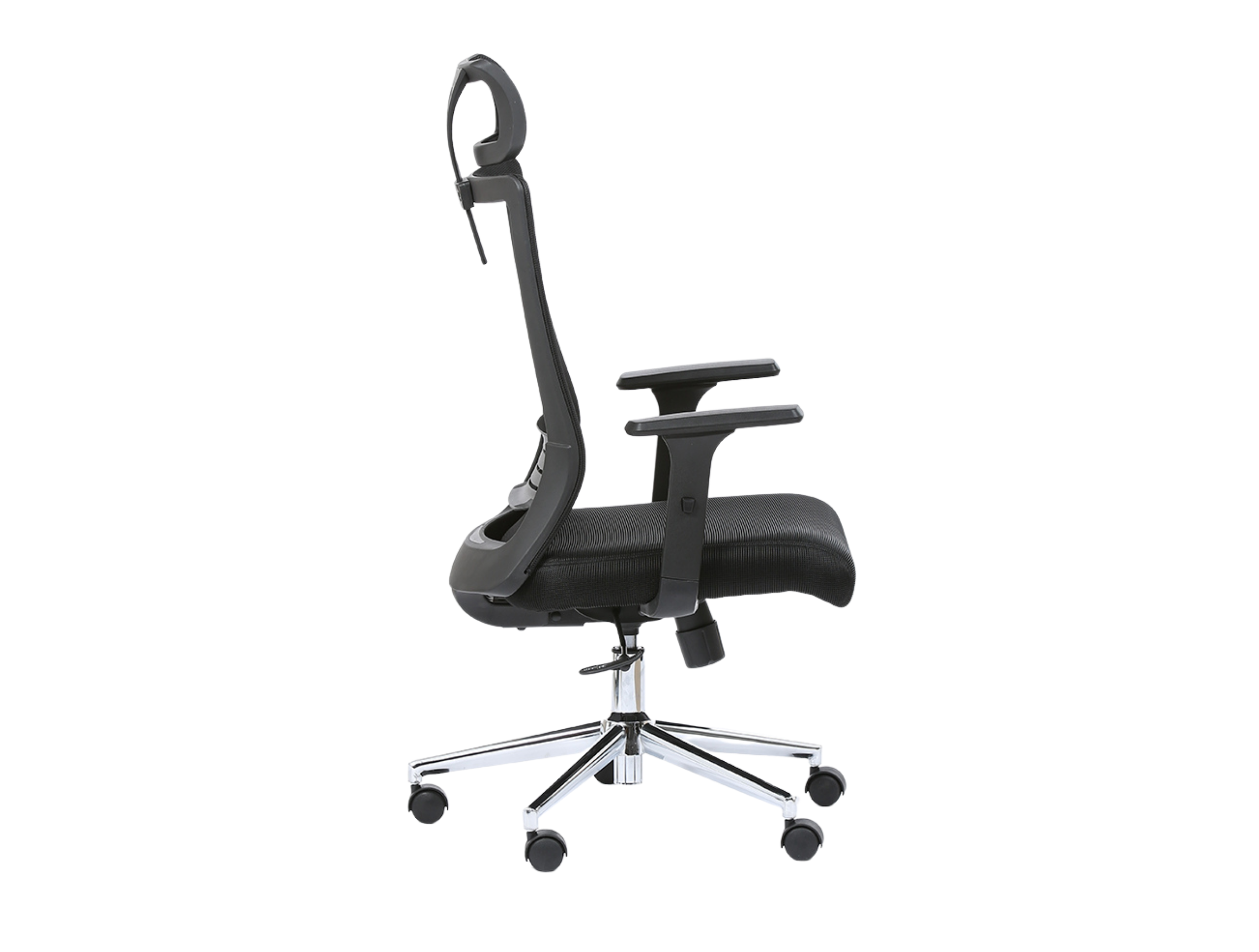 photo côté fauteuil ergonomique noir jay