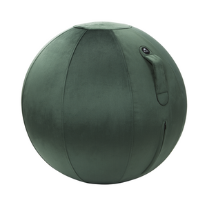 photo principale siège ballon ergonomique velours vert