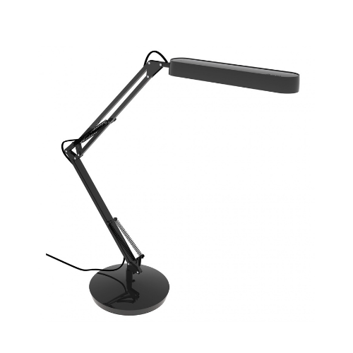 photo principale lampe bureau noire fluo télescopique