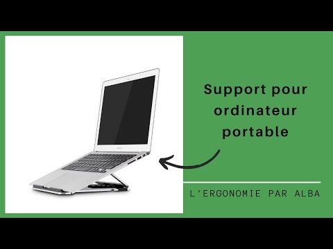 ALBA - MHROLAP - SUPPORT ERGONOMIQUE ROTATIF POUR PC PORTABLE