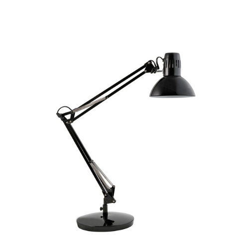 photo principale lampe bureau noire led architecte