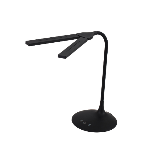 Securit Lampe de table à LED sans fil FELINE, noir
